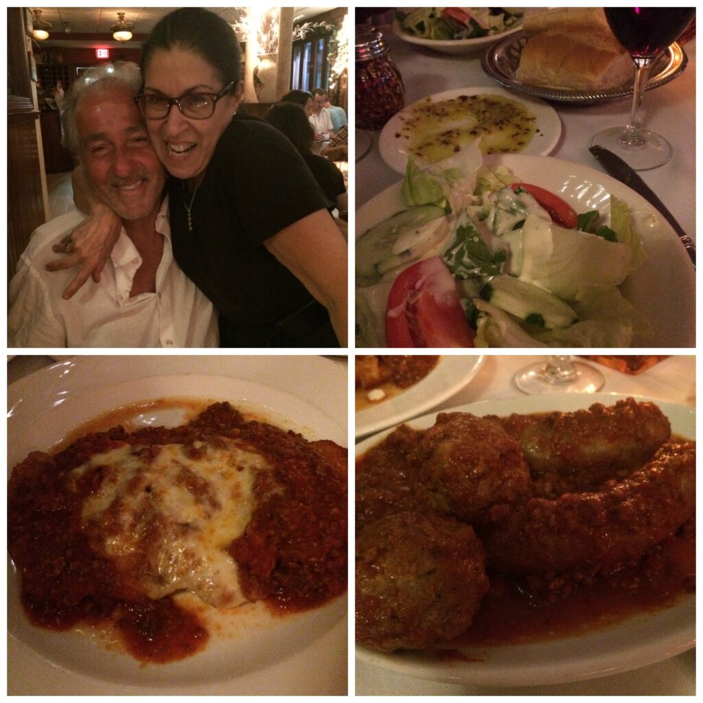 dinner at L'Osteria