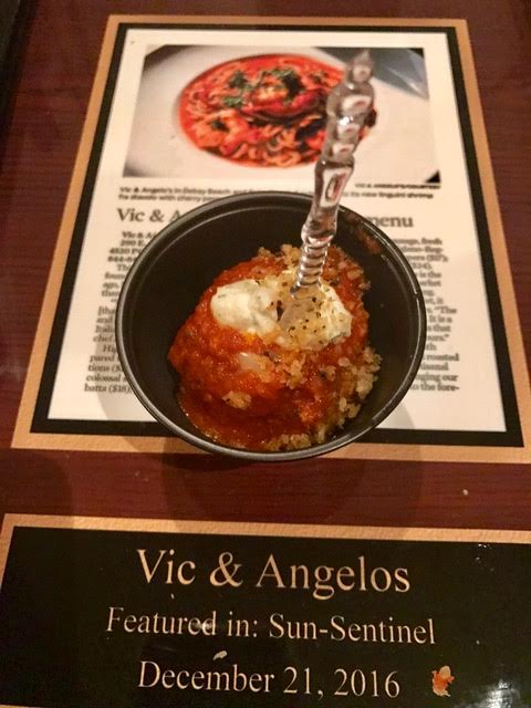 Vic & Angelo's meatball